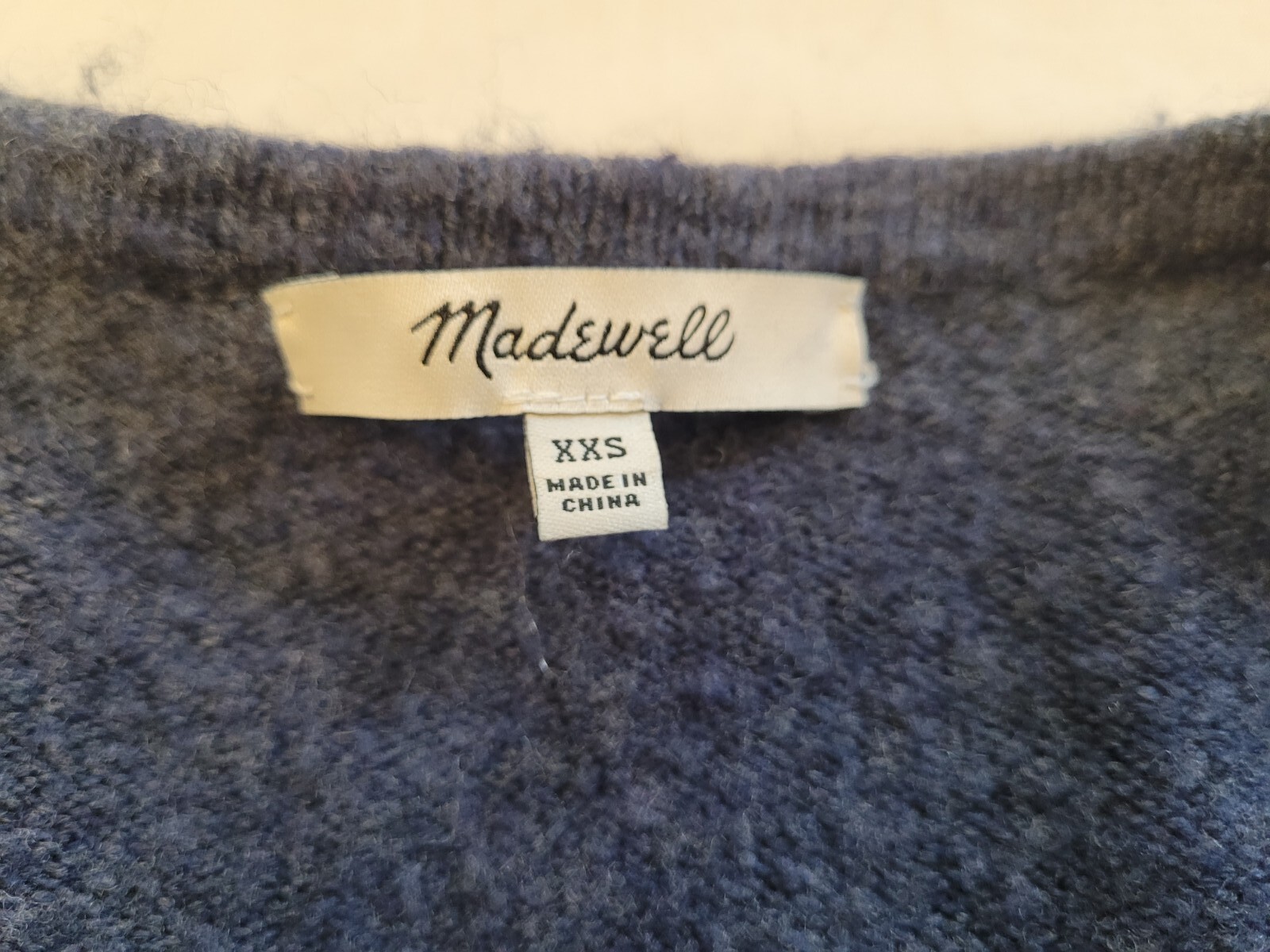 Madewell Open Front Patch Pockets Wool Alpaca Ble… - image 9