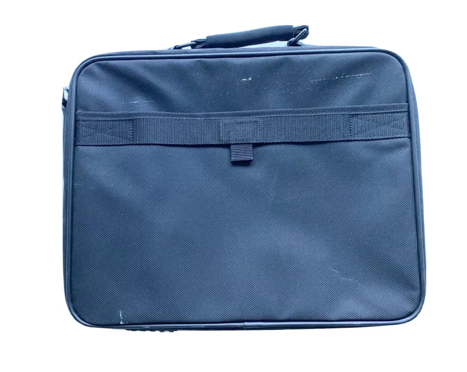 Maletín de viaje Targus negro para computadora portátil bolso mensajero falta correa para el hombro Foto 4 de 4