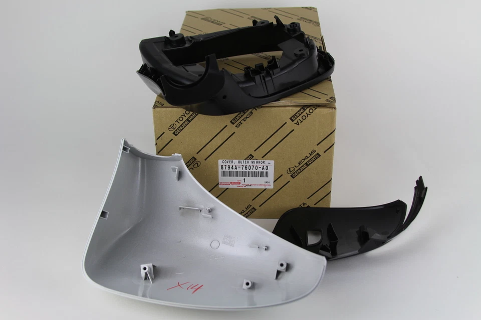 CAPA DE ESPELHO EXTERNO DO LADO DO MOTORISTA FRONTAL GENUÍNA LEXUS ES300h 077 fabricante de equipamento original 8794a-76070-a0 - Imagem 2 de 3