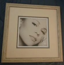 Mariah Carey Signed Promo 12x12 Flat "Musicbox " JSA