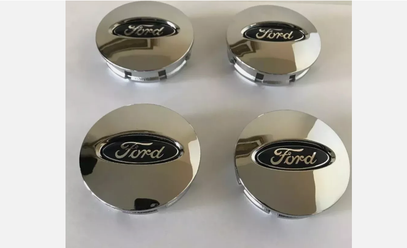4 pcs Chrome 66mm Wheel center Hub caps Hubcap Emblem For Ford BB531A096RA