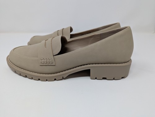 dv by Dolce Vita "Crisp" Penny Loafer/Stollensohle Blockabsatz (dune/hellbraun) NEU Größe 9 - Bild 6 von 17