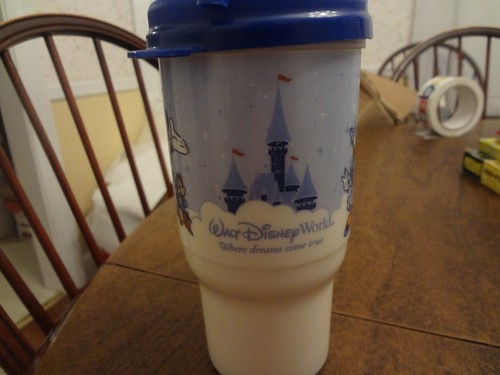 2007 Blue Walt Disney World Coca-Cola Whirley Warren Travel Mug - Picture 4 of 6