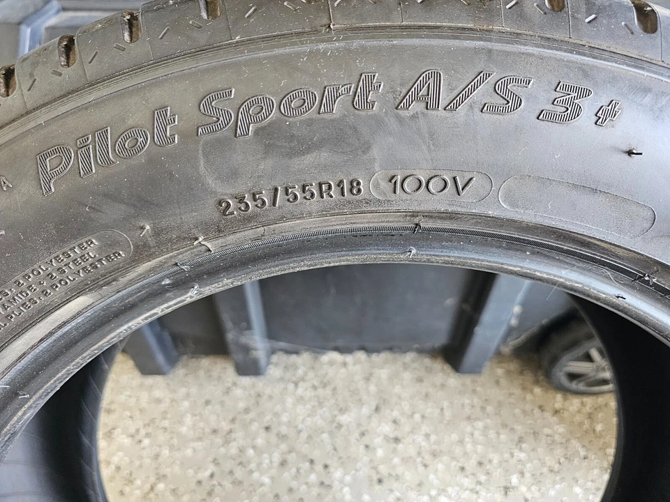 Michelin Pilot Sport AS 3 Plus 235/55R18 - Image 3 of 4