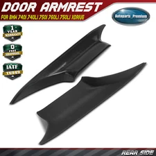 2x Rear Driver & Passenger Interior Door Pull Handle Trim Cover for BMW F01 F02