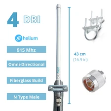 4 DBI Tuned Fiberglass Helium Hotspot Miner Antenna US915
