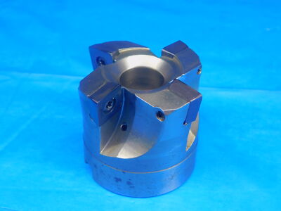 STERLING EDGE 2'' O.D. COOLANT INDEXABLE INSERT FACE MILL HS13-200-4 3/4 PILOT 2.