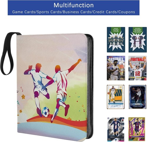 Raccoglitore Carte Sportive Gioco Collezionabile Porta Album Carte Con 40 Pagine Colleziona 720 Carte - Foto 5 di 11