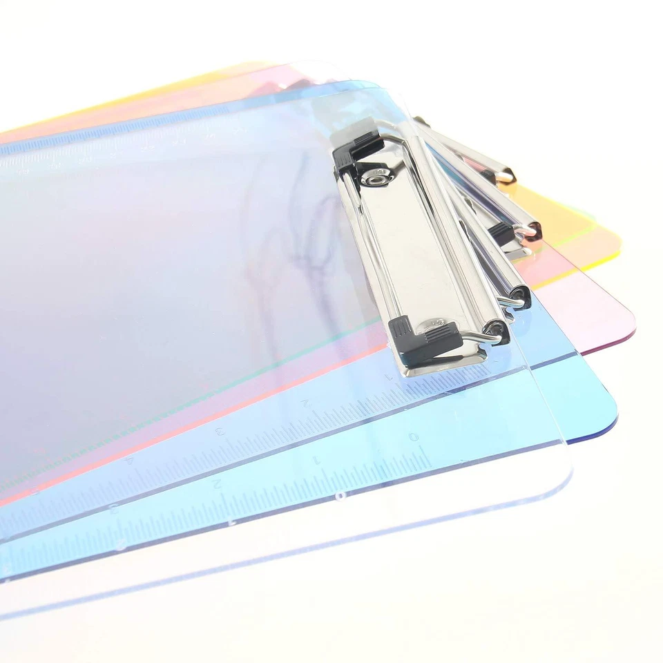 6er Klemmbrett A4 mit gummierter Metalklemme Schreibbrett DIN A4 mit Aufhänge... - Bild 4 von 4