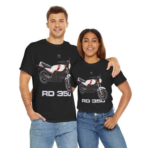 Yamaha RD350 LC Classic Japanese 2 Stroke Motorcycle T Shirt , Printed in USA - Picture 4 of 8