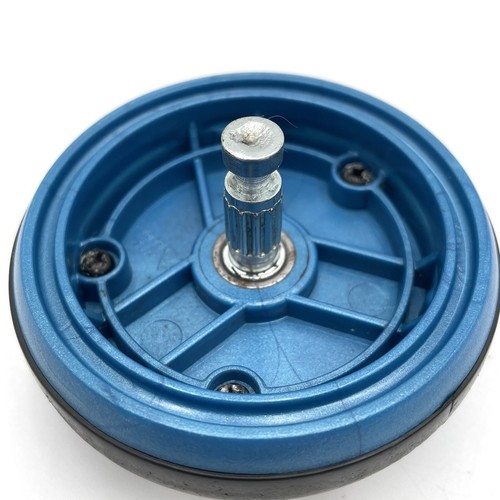 SHARK ZS351 ZS352 HV345 LEFT OR RIGHT WHEEL ASSEMBLY W/ PIN OEM PART BLUE - Picture 10 of 14