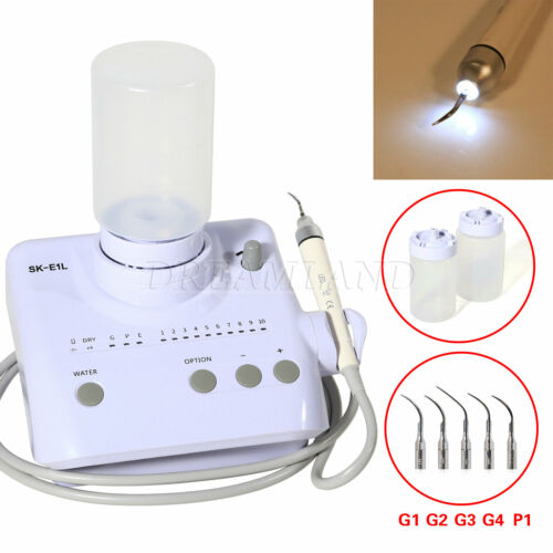 LED Licht Dental Ultraschall Piezo Scaler Handstück 2 Flaschen passend EMS Cavitron - Bild 3 von 12