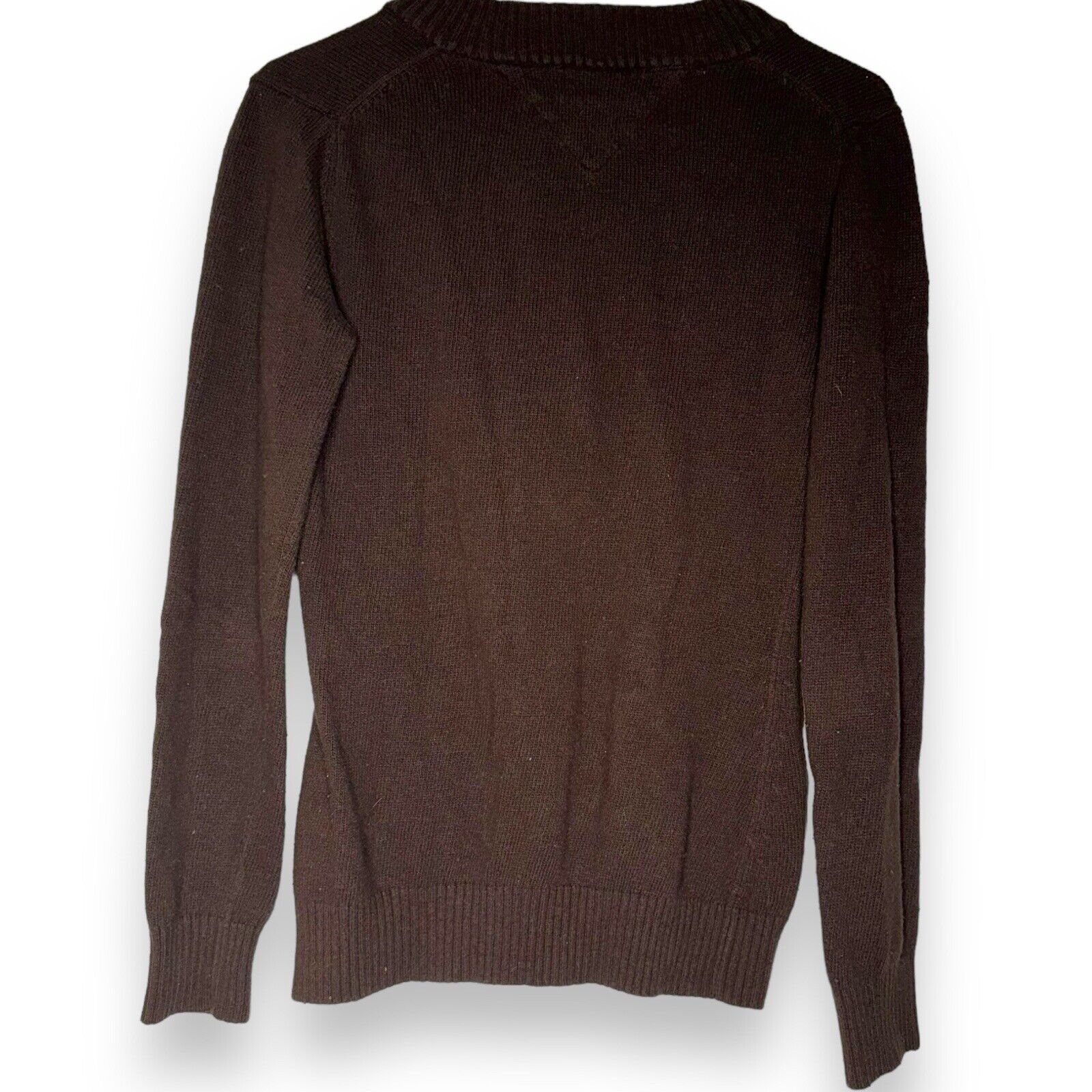 Tommy Hilfiger Brown ladies sweatshirt V-Neck big… - image 6