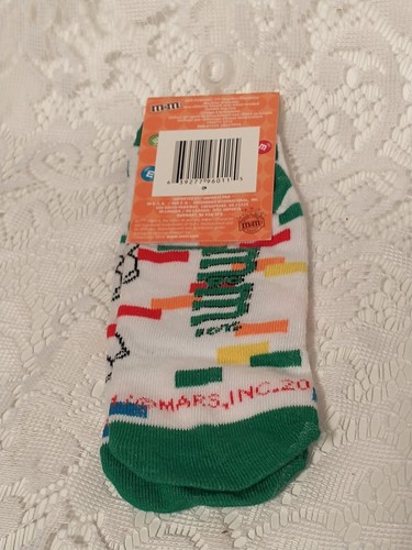 M & M One Pair of Socks Size 9 to 11 Colorful Cheerful tblcf1 - Picture 11 of 12