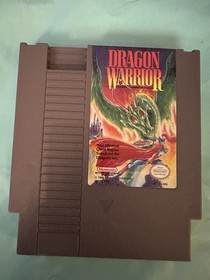 Dragon Warrior - NES, 1989 - Retro Authentic Nintendo Cartridge And Sleeve