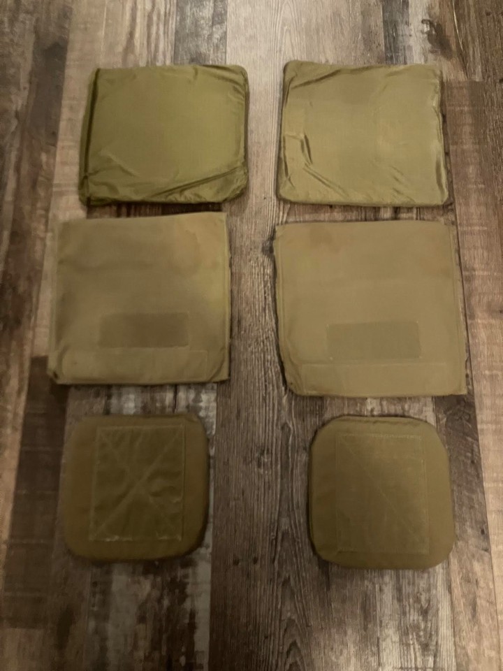 USMC Side SAPI ESBI Armor Coyote Brown MTV Modular Tactical Vest ...