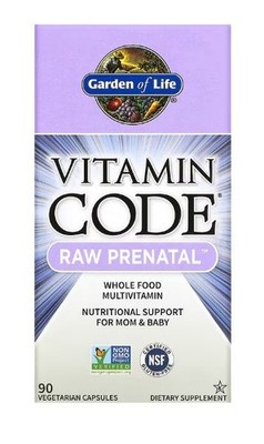Garden of Life RAW prenatal, pränatale Vitamine, 90 vegetarische Kapseln