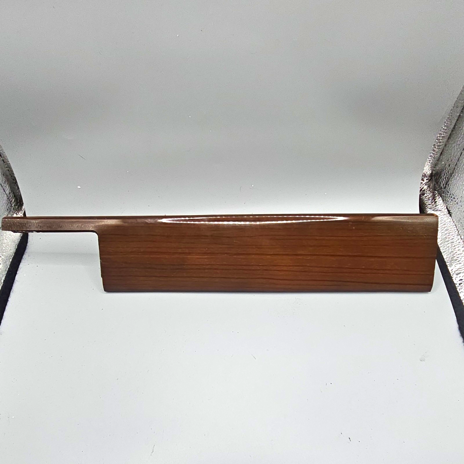 OEM Mercedes W124 W126 Zebrano Glove Box Door Dash Wood Trim Strip Vintage
