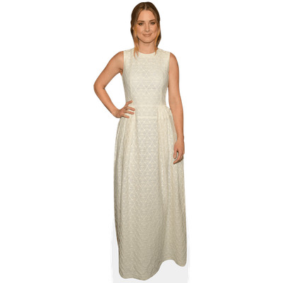 Alexandra Breckenridge (weißes Kleid) Minigröße Cutout