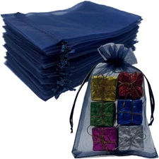 5X7 Inch Organza Gift Bags with Drawstring for Jewelry,Candy,Bracelets Set of 10