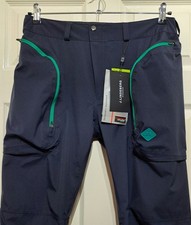 J. Lindeberg Men's Meadows Pants Size M W32-34 L32 Navy Schoeller Fabric BNWT