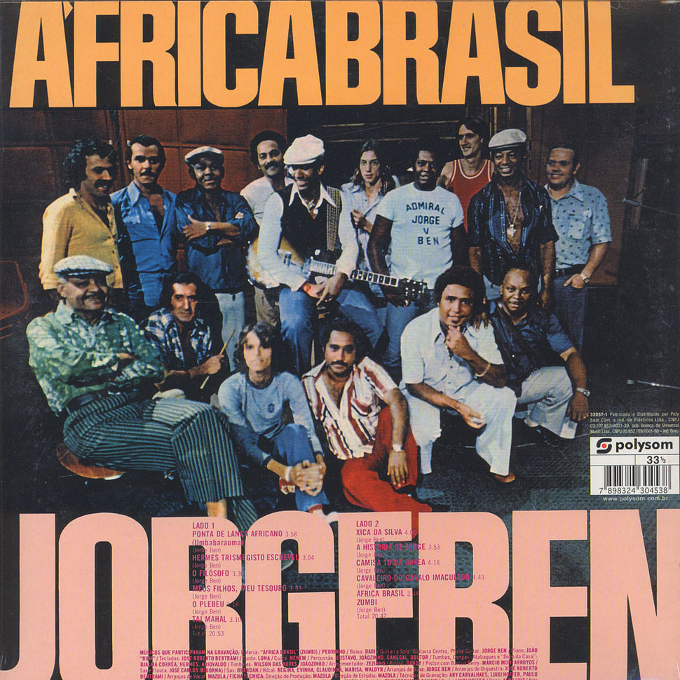 Jorge Ben ‎– África Brasil Jorge Ben - Africa Brasil - Amazon.com Music