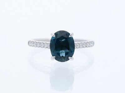 Top Preis Ring 2,23 ct. Diamanten Topas 750 Gold Wert: 3.300 EUR Neu Deta