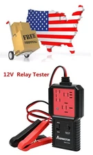 Aermotor 12-24V Car Relay Tester Automotive Battery Alternator Diagnostic Tool