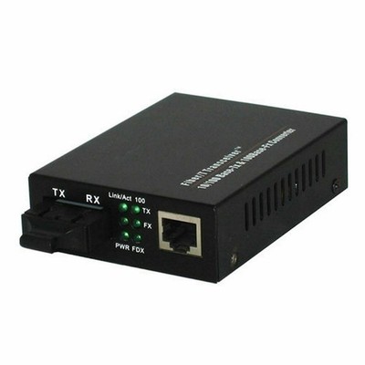 Glasfaser MM Medienkonverter 100FX SC auf RJ45 Ethernet 10/100 TX [005001]