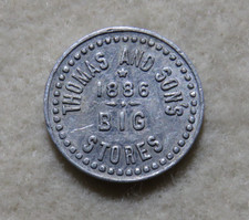 ELROD,  SOUTH  DAKOTA   BIG STORES  THOMAS AND SON'S   5   TOKEN