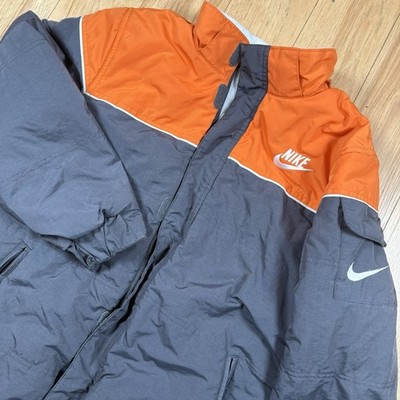 VTG Nike Reversible Puffer Jacket Youth XL Fleece 