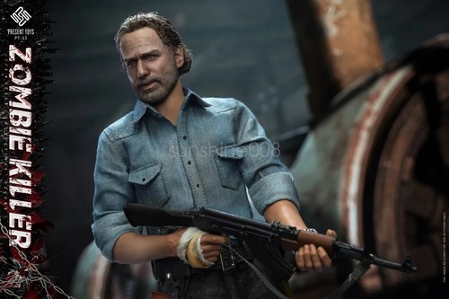 In stock New PRESENT TOYS PT-sp53 1/6 The Zombie Killer 12" Action Figure - Picture 8 of 14