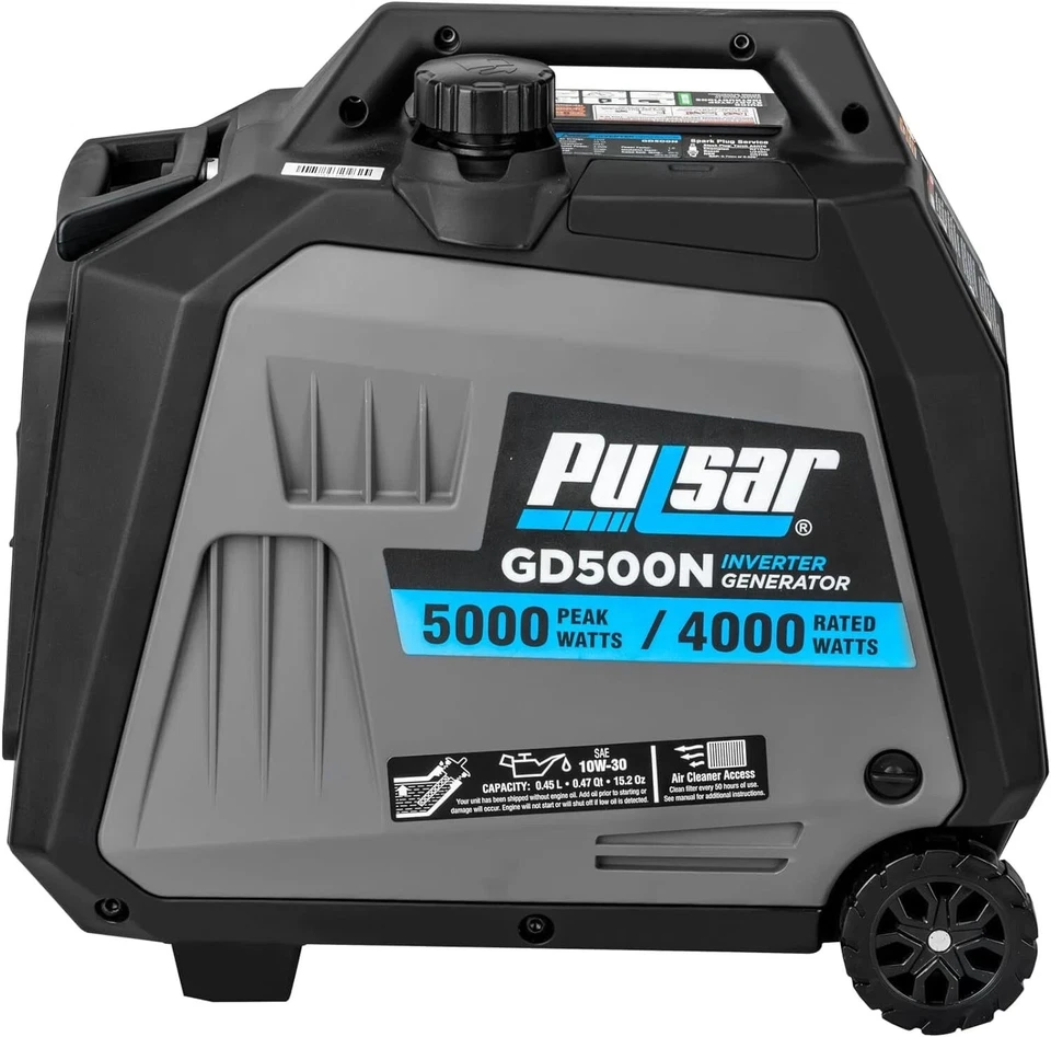 Pulsar Products GD500N, 5000W Portable Inverter Generator, Super Quiet, RV-Ready - Image 4 of 4