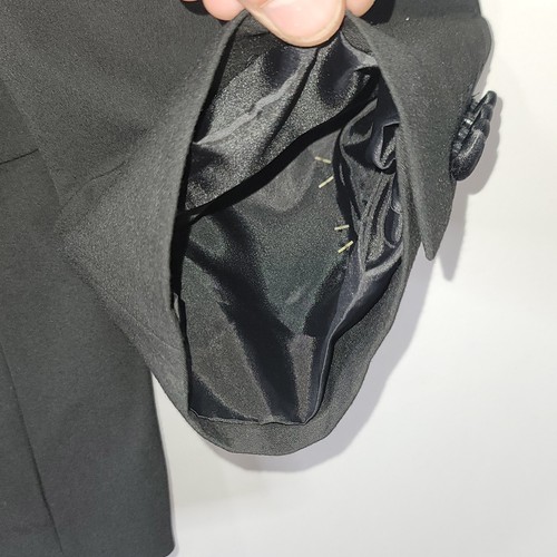 Neu mit Etikett $ 200 J. Ferrar BIG & TALL formelle Kleidung schwarzer gefütterter Herrenblazer Größe 60B REG - Bild 6 von 23