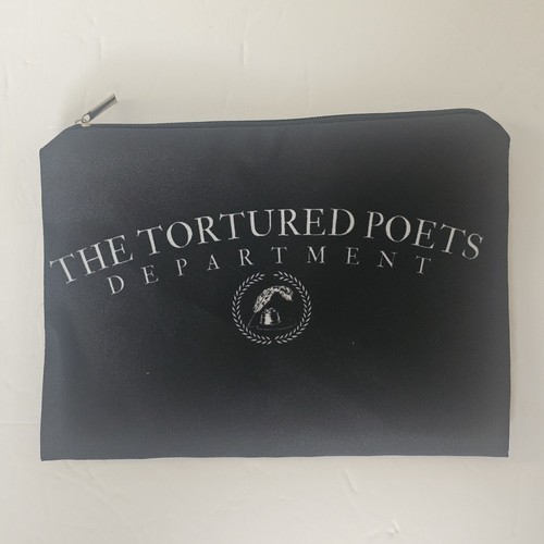 The Tortured Poets Department Cosmetic Bag Taylor Swift Double Sided New - Picture 2 of 2