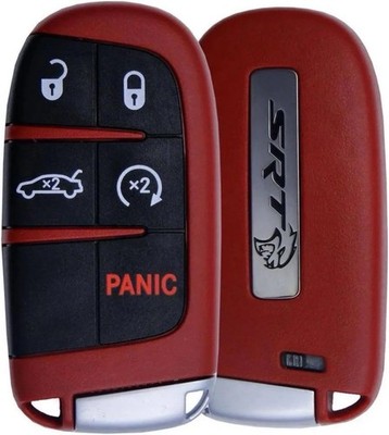 Red SRT Hellcat Key FOB (SHELL CASE ONLY) Dodge Charger Challenger Jeep ...
