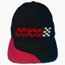 Vintage Advance Auto Parts Hat Adjustable Strapback Cap Car Truck Parts Black