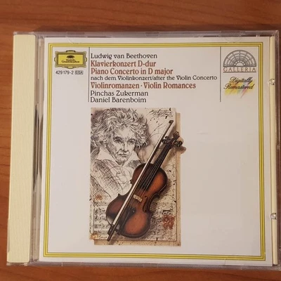 ZUKERMAN / BARENBOIM beethoven klavierkonzert FULL SILVER GERMANY EX/EX - Bild 1 von 4