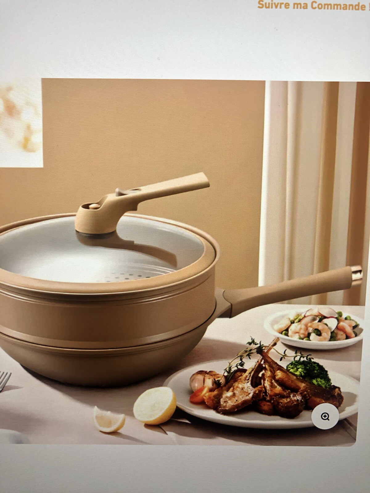Wok de cuisson Cooking Events pour repas de famille et soirées asiatiques