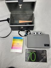 Vintage SX-70 Land Camera With Leather Case & Accessories Beautiful Condition!