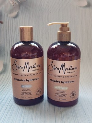 (Set of 2) Shea Moisture Intensive Hydration Shampoo & Conditioner, 13 fl oz