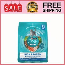 Purina ONE Natural Dry Cat Food Salmon Ocean Whitefish Skin,Coat Health,22lb Bag