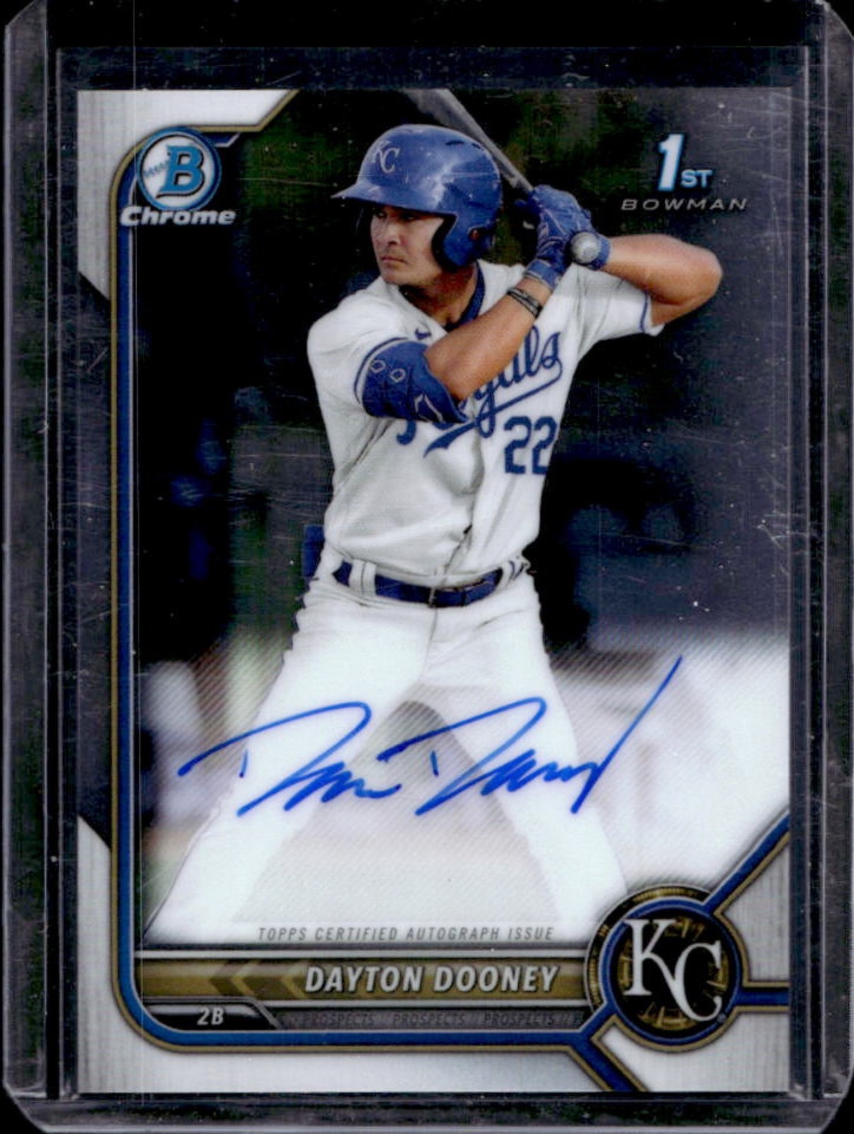 2022 Bowman Dayton Dooney Chrome Auto 1st #CPA-DDO Royals