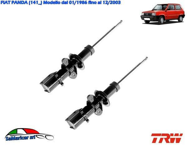 KIT 2 Vordere StoßDäMpfer TRW FüR Fiat Panda 141 4X2 Ab 01/1986 -> O-image