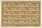 Denmark. 1983 Christmas Seal Sheet Folded. Mnh. People,Christmas Shopping,Town.