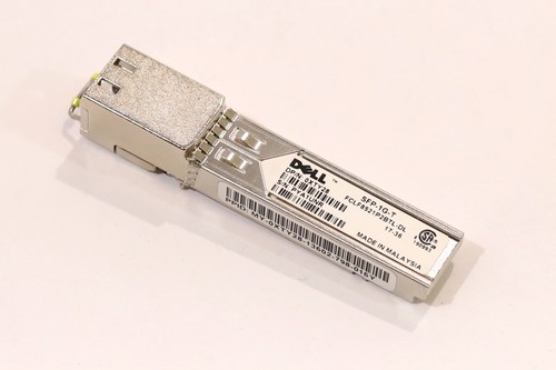 Dell SFP-1G-T Gigabit 100m Copper SFP Transceiver Module Dell P/N: 0XTY28 Tested
