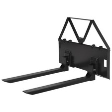 46" Heavy Duty Pallet Forks for Tractor Loader Skid Steer Quick Attach Forks