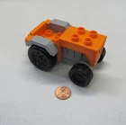 Lego Duplo ORANGE FARM TRACTOR RIDING VEHICLE for FARMER Vintage Rare!