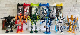 Bionicle Glatorian Legends: 8984 8985 8986 8987 8988 8989  w/Canister & Manual