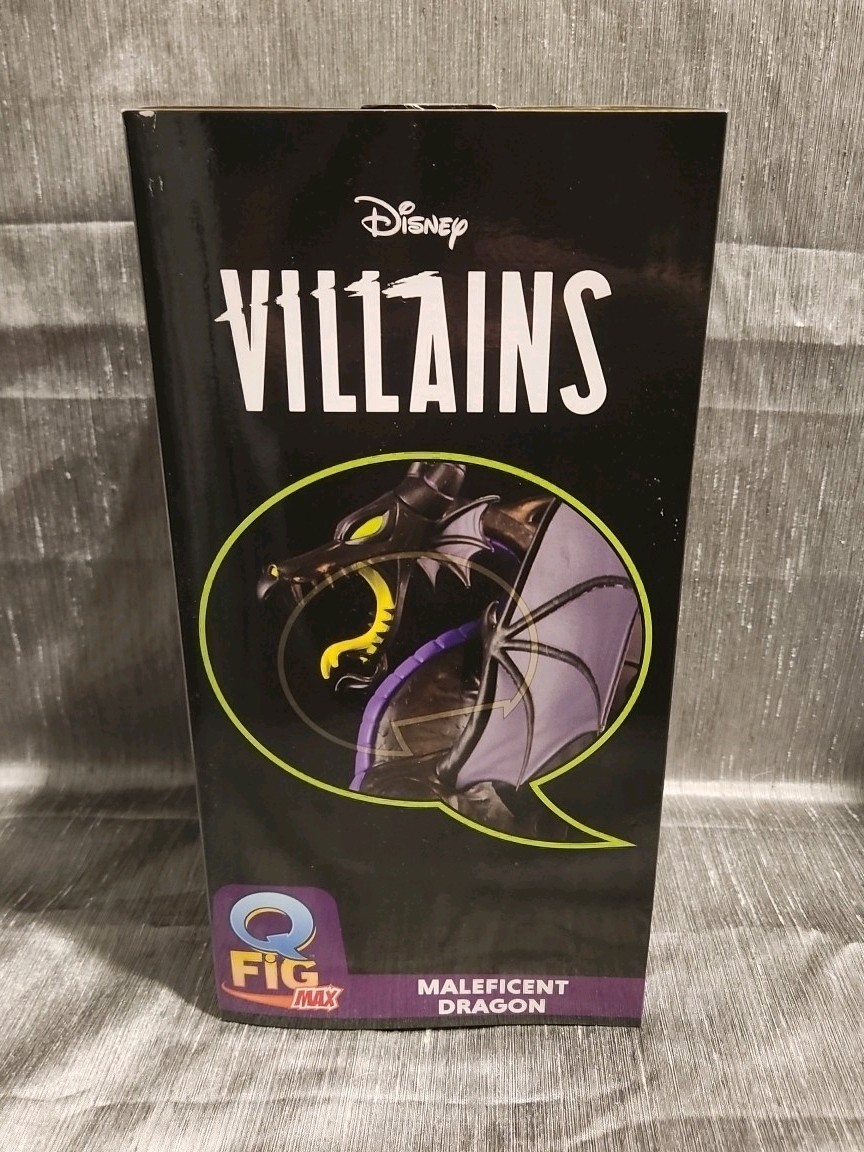Disney 8.5" Maleficent Dragon Q-Fig Max Elite Bridge Diorama Villains Brand New